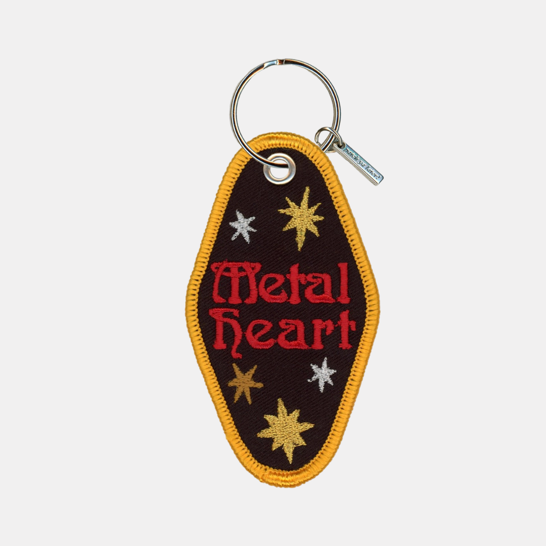 Metal Heart Keychain