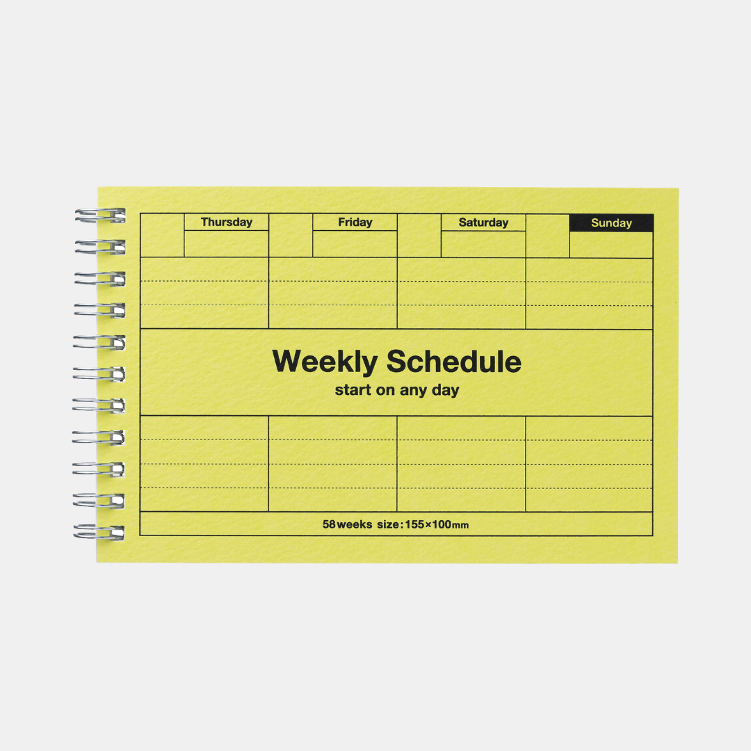 Citron Dayfree Weekly Schedule