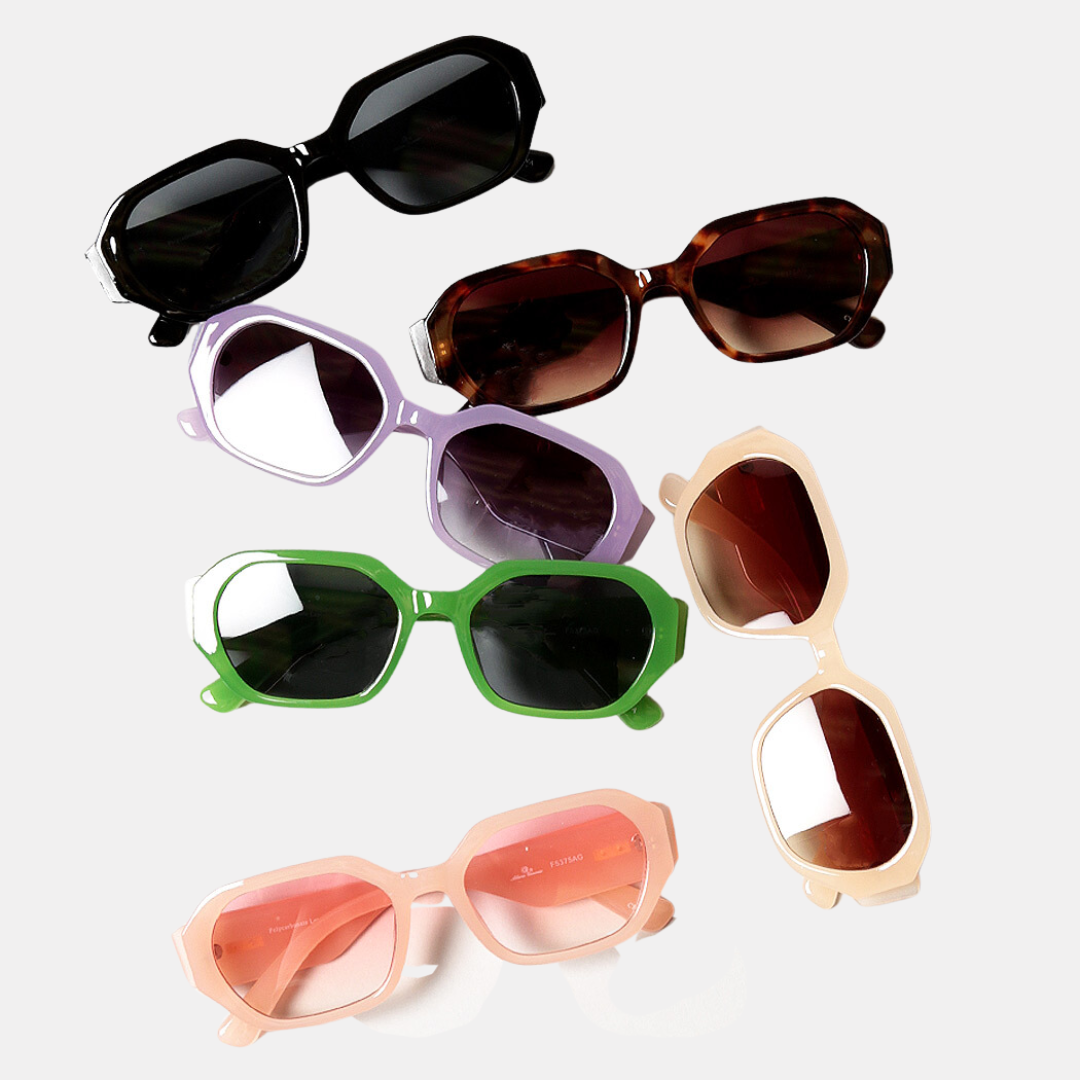 Hexagonal Frame Sunglasses