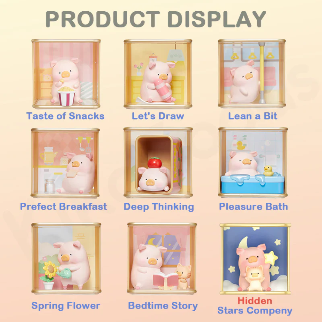 LuLu The Piggy Pleasure Time Series Plush Blind Box