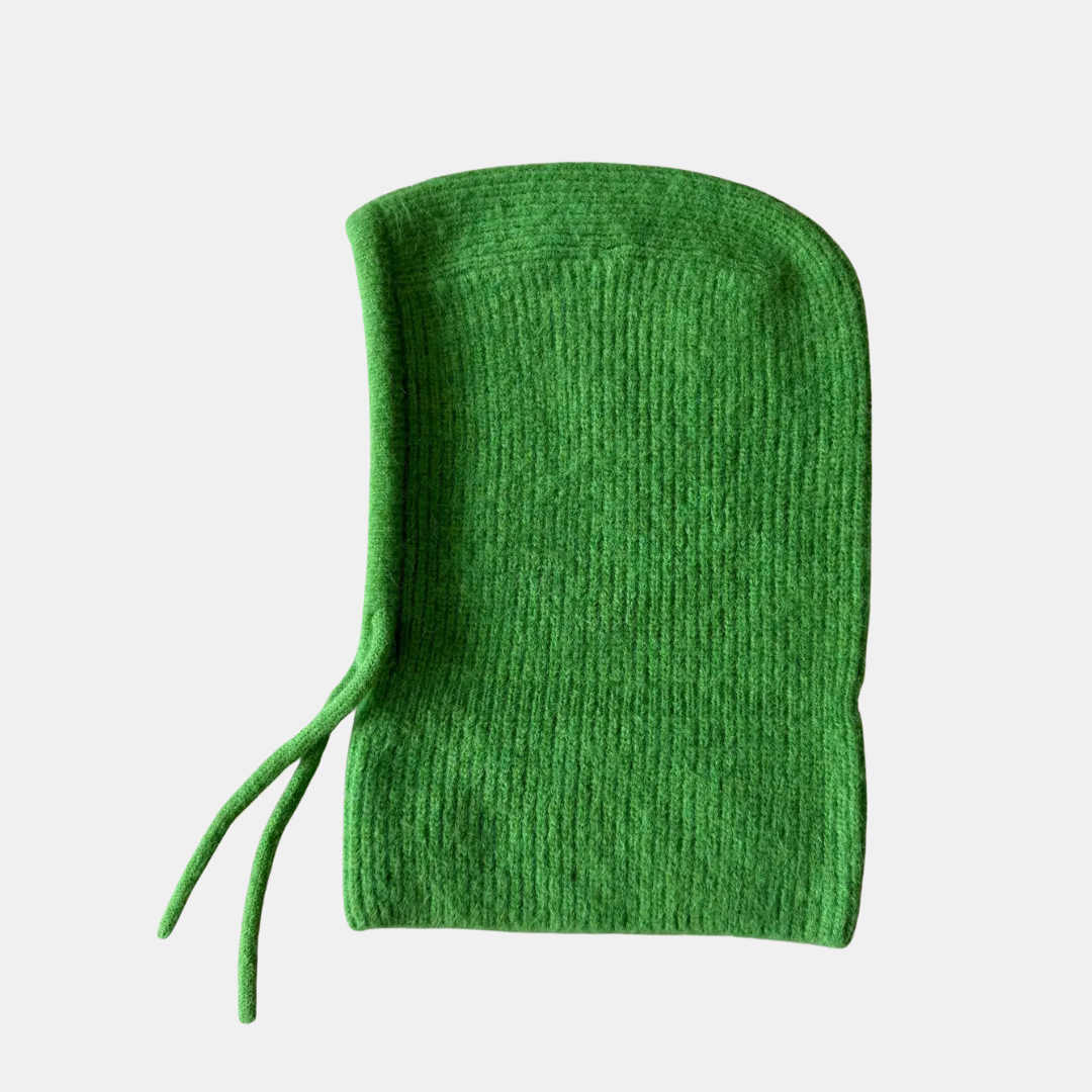 Green Knit Hood