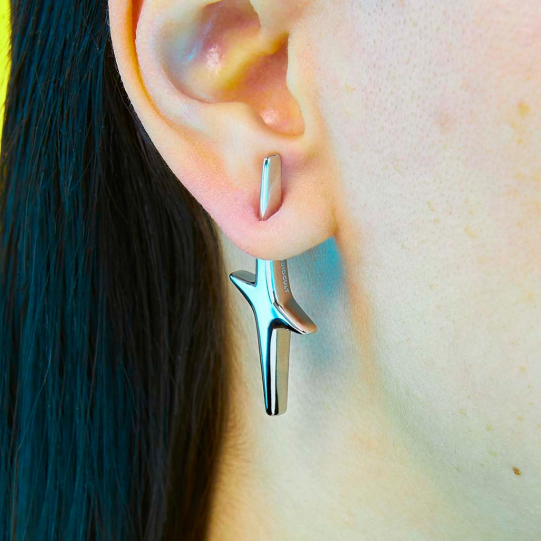 Mini Pierced Star Earring