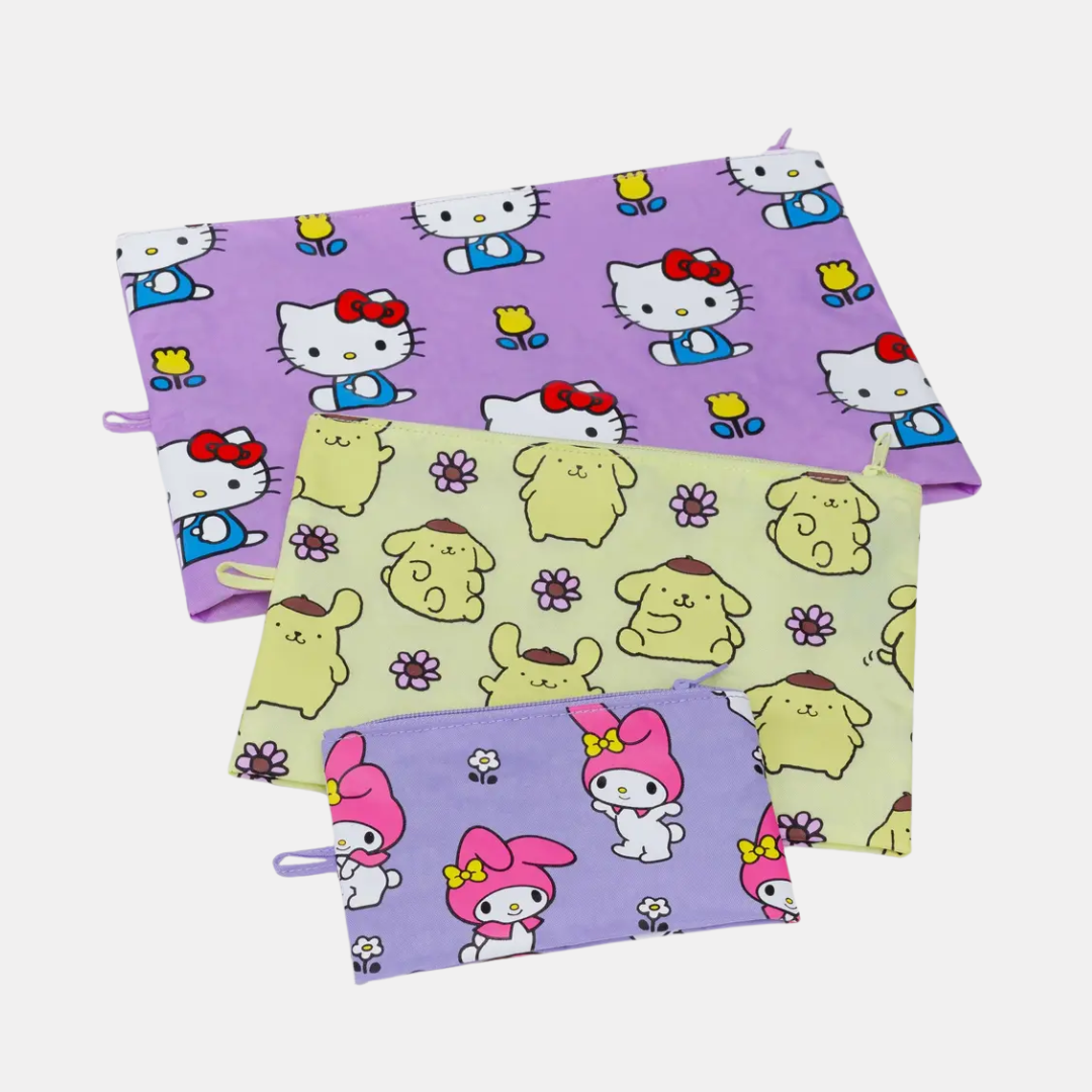 Hello Kitty And Friends Florals Go Pouch Set