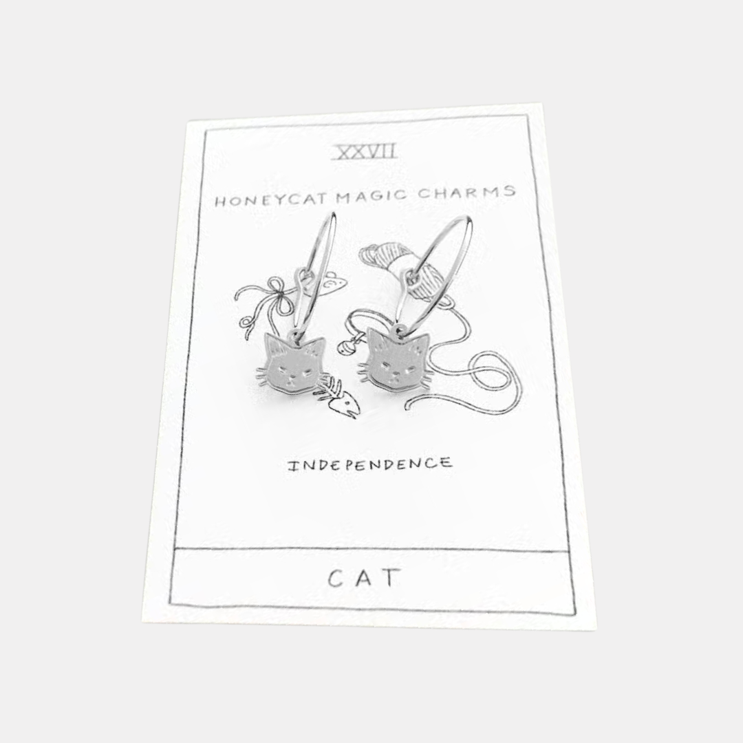 Magic Charm Cat Hoops