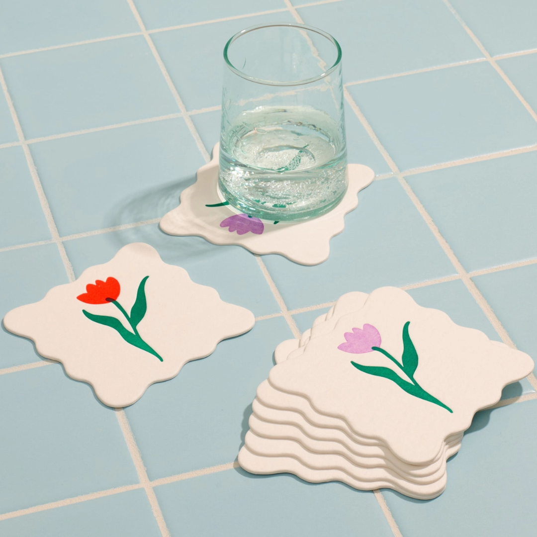 Tulip Coaster Set