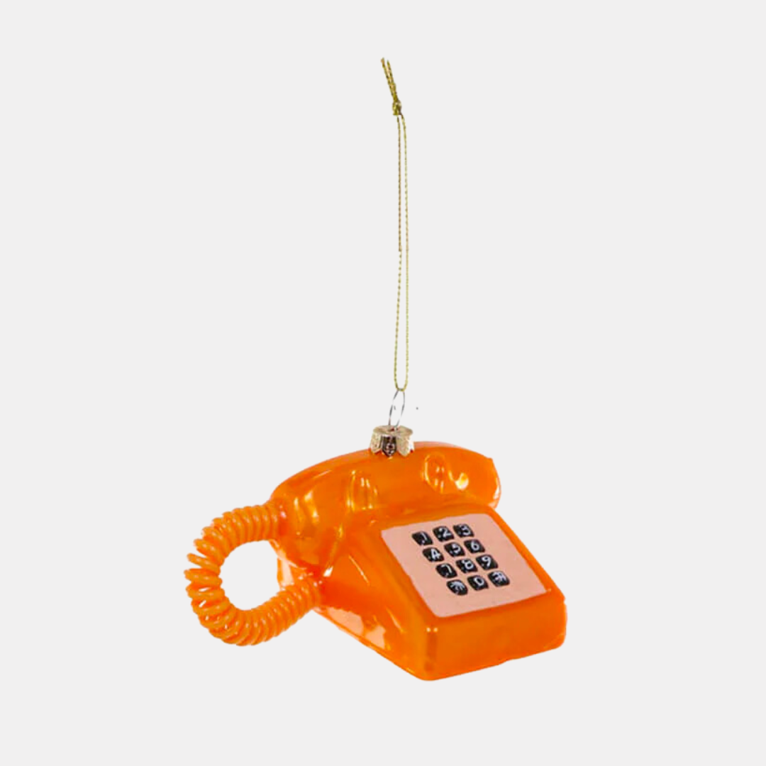 Retro Telephone Ornament