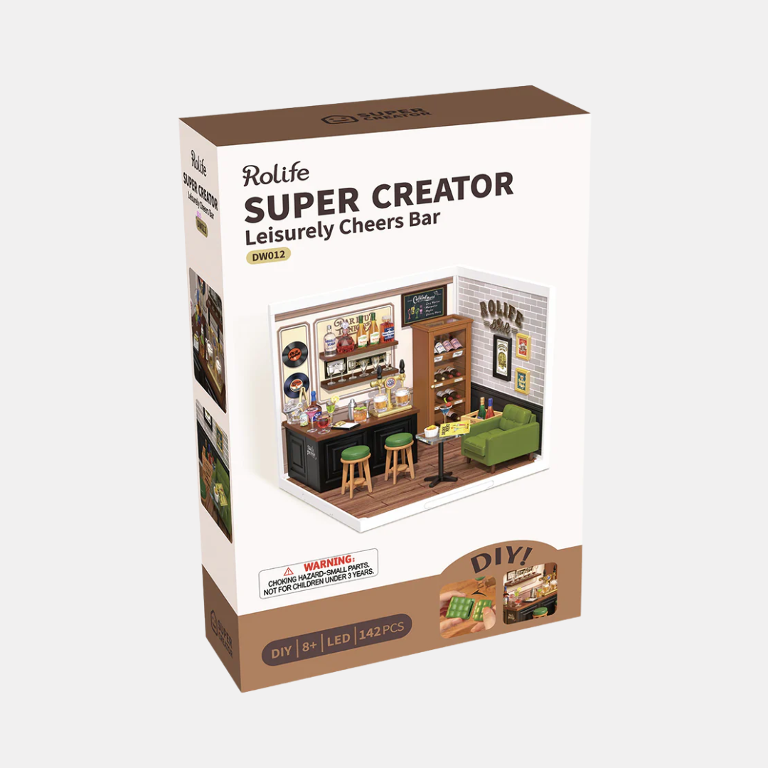 Leisurely Cheers Bar DIY Miniature Kit