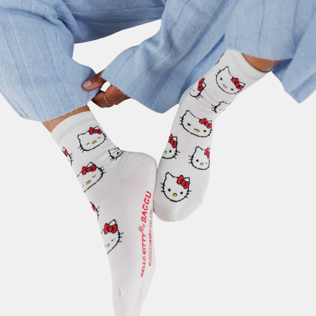 Hello Kitty Snow Crew Socks