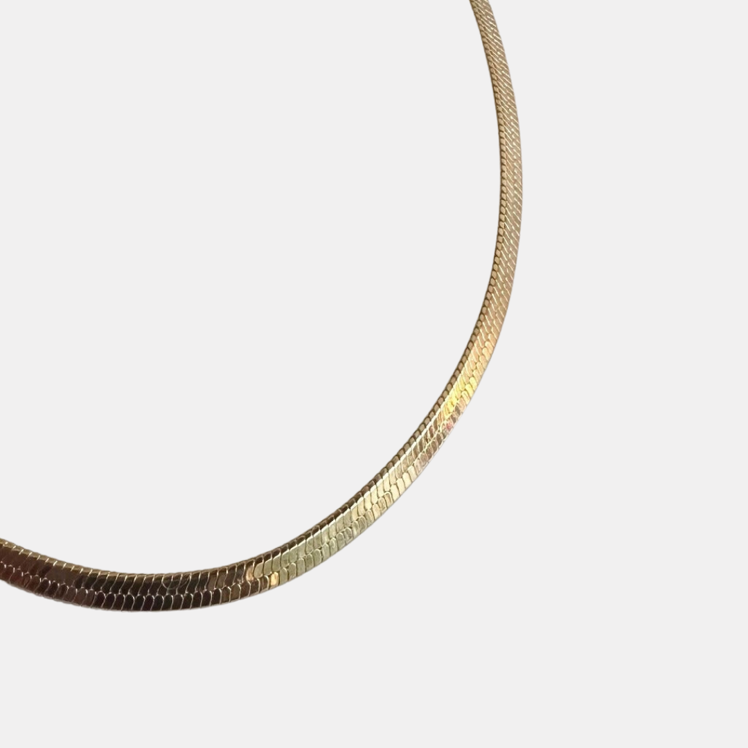 Gold Snake Chain Necklace