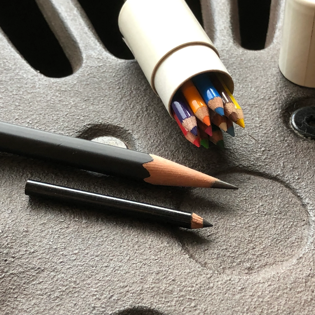 Miniature Pencil Crayons 12-Pack Capsule