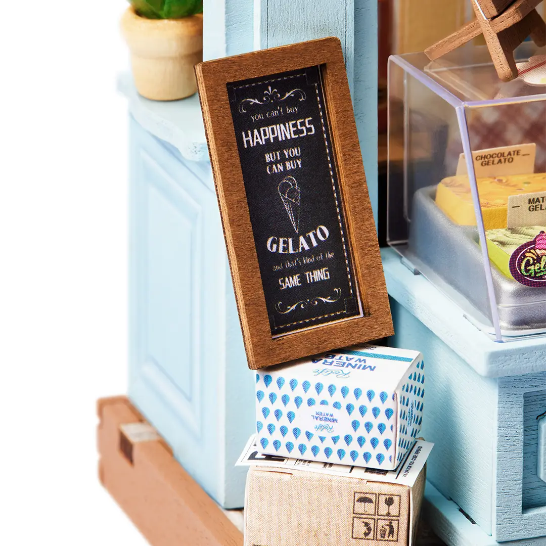 Gelato Stall DIY Miniature Kit