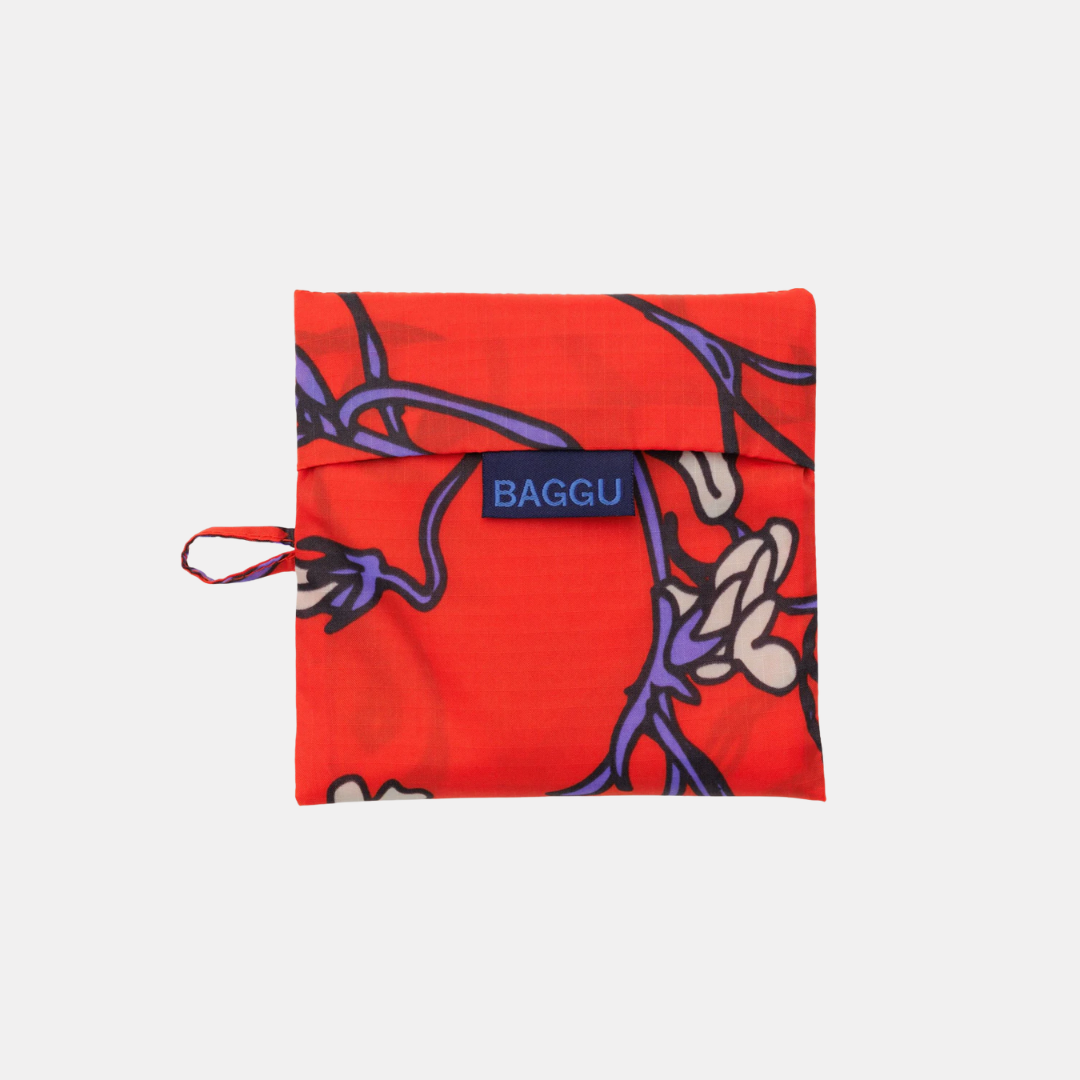 Red Snapdragon Standard Baggu