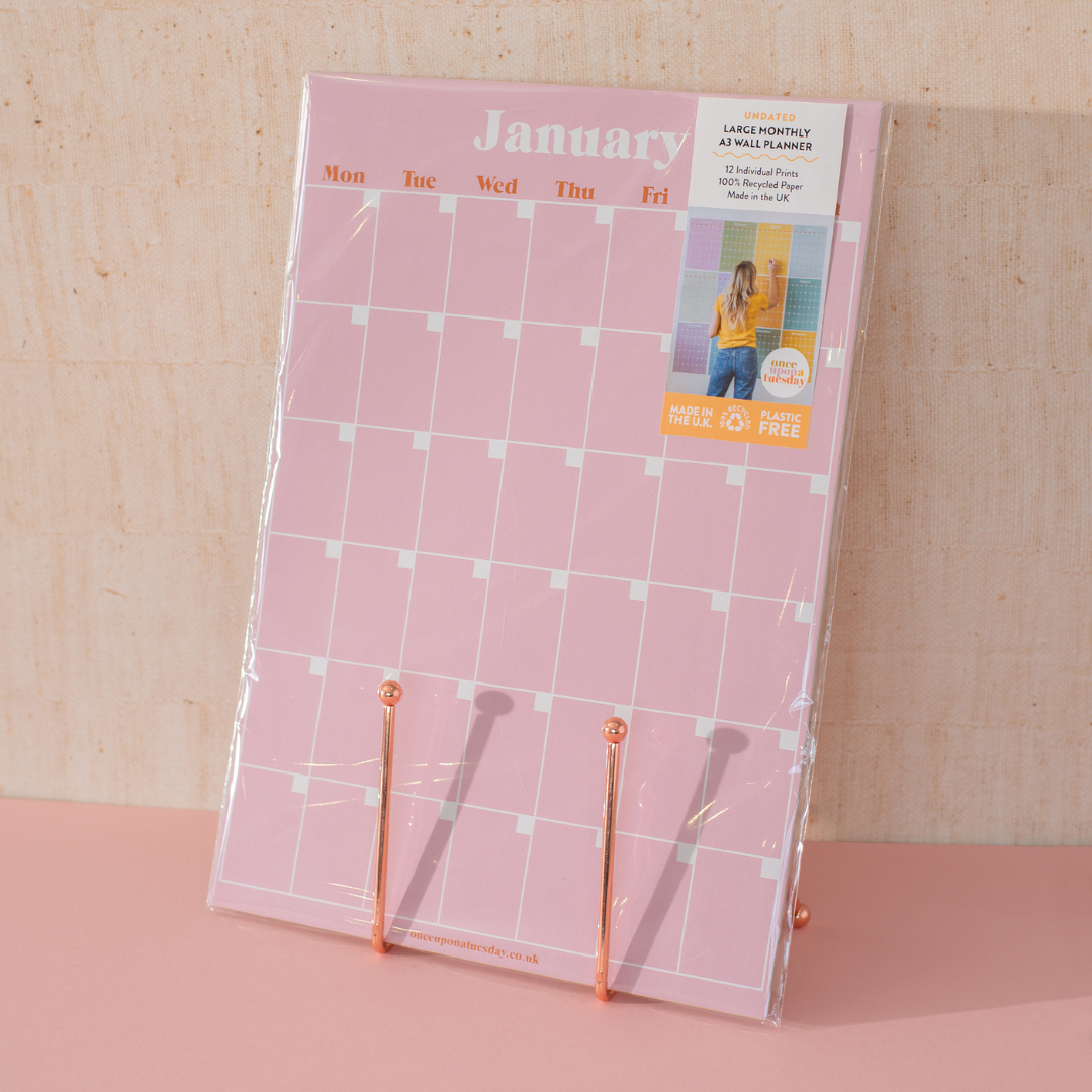 Surf Monthly Wall Planner