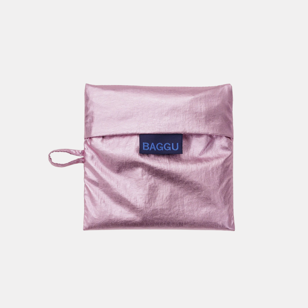 Blush Metallic Standard Baggu