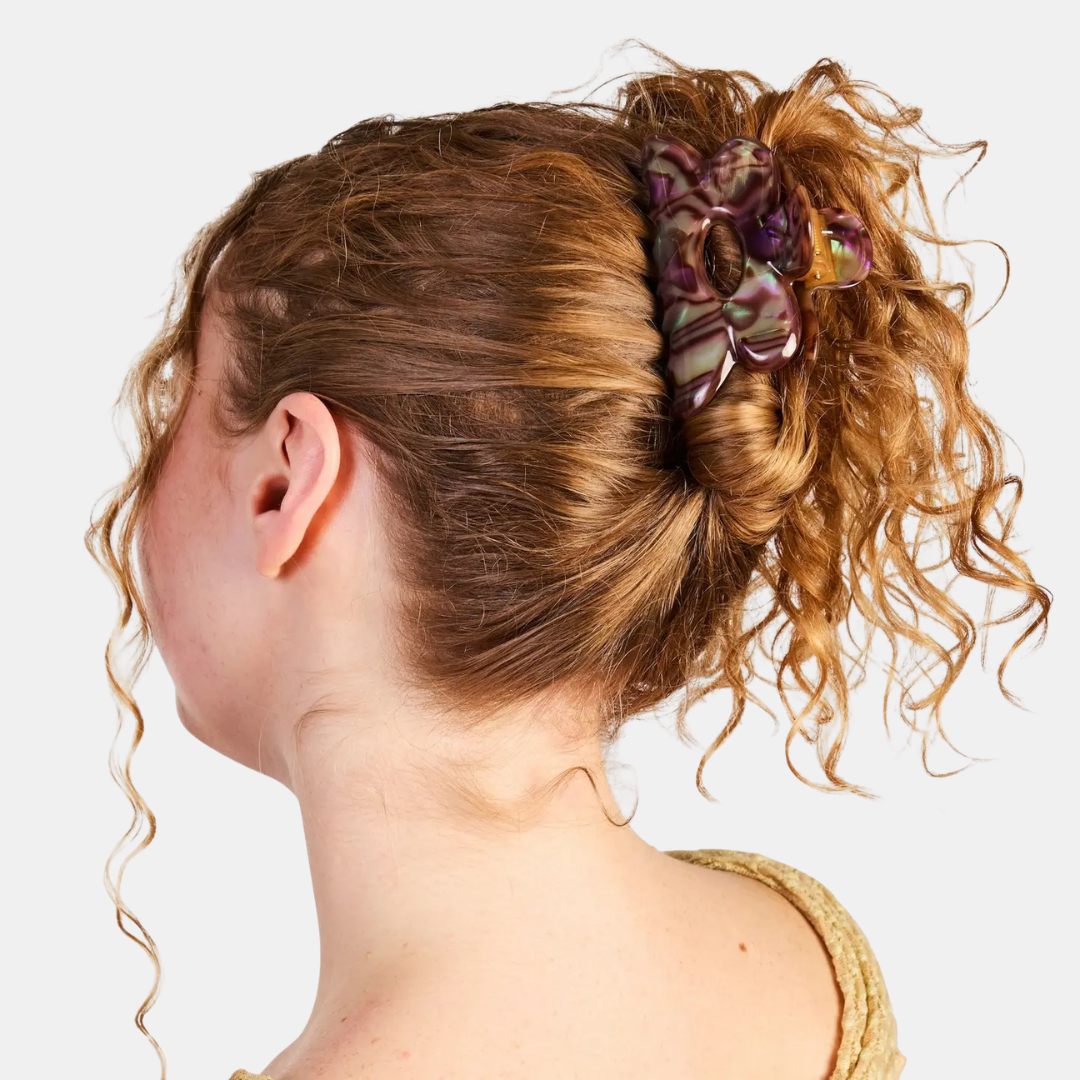 Purple Haze Large Flower Hair Claw