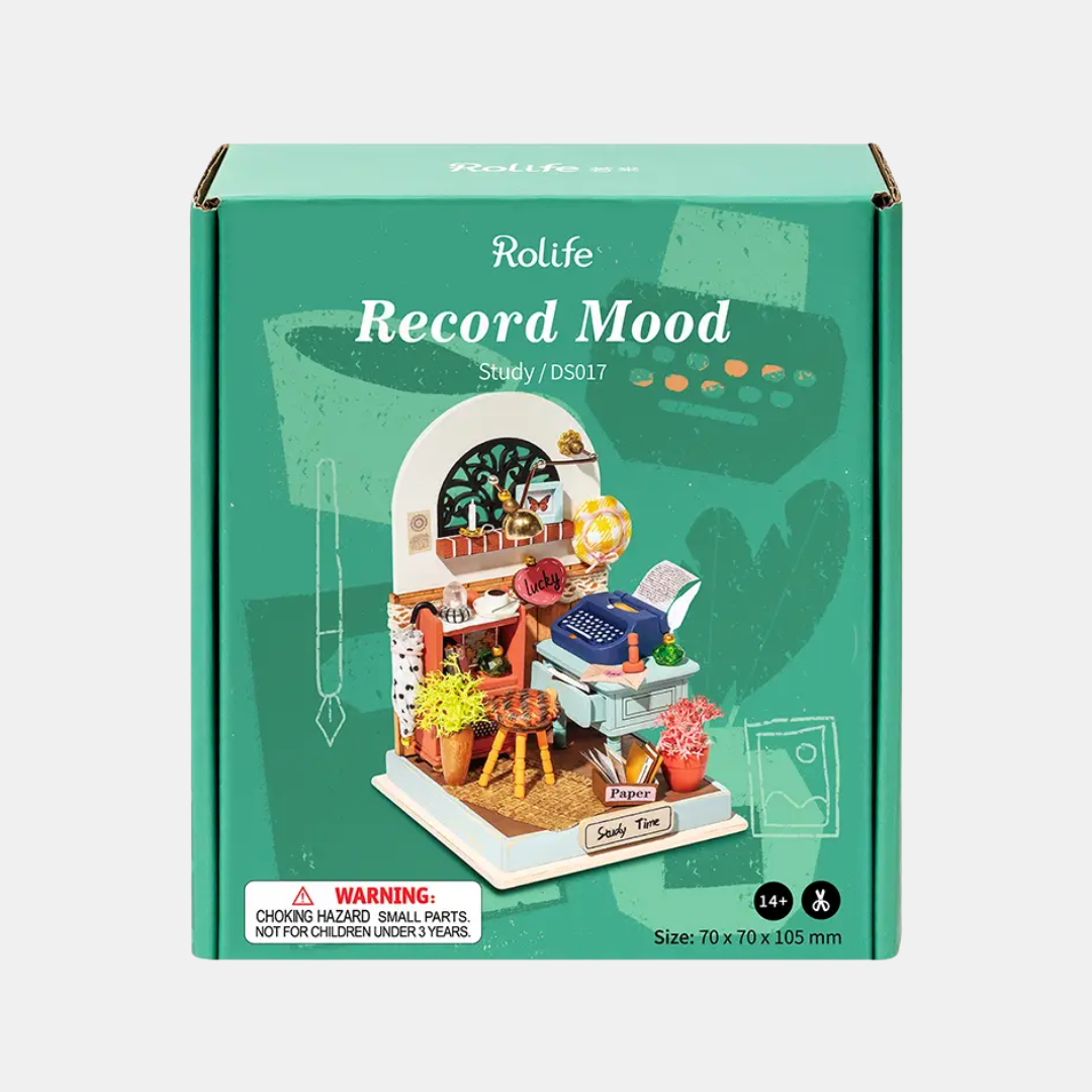 Record Mood Study DIY Miniature Kit