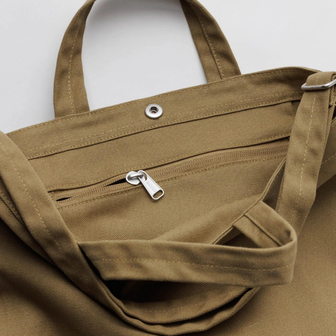 Dark Khaki Duck Tote