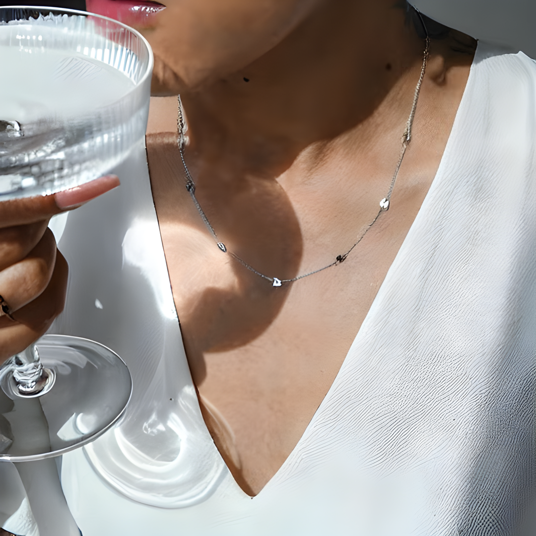 Silver Daisy Chain Necklace