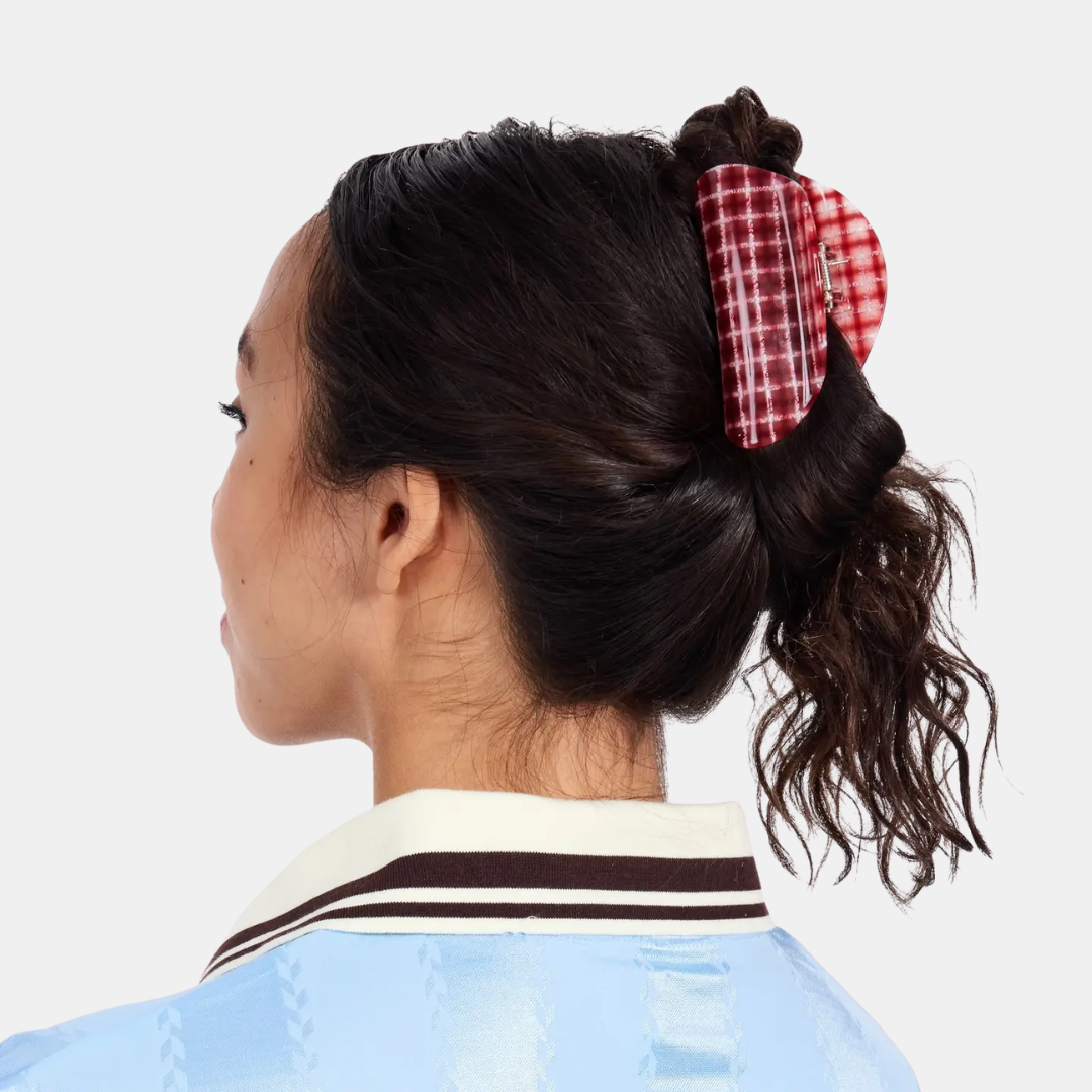 Red Plaid Suki Hair Claw