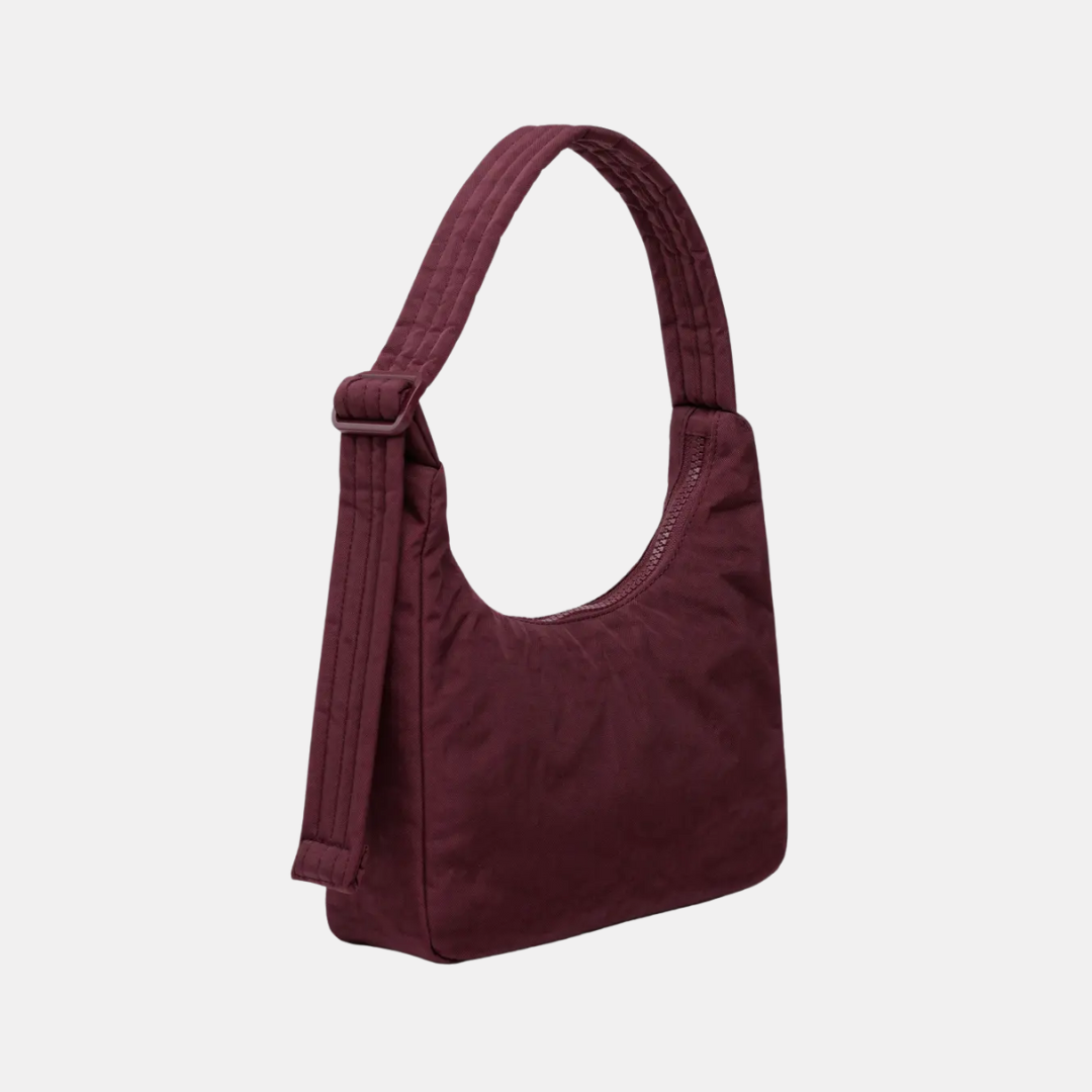 Mahogany Mini Nylon Shoulder Bag