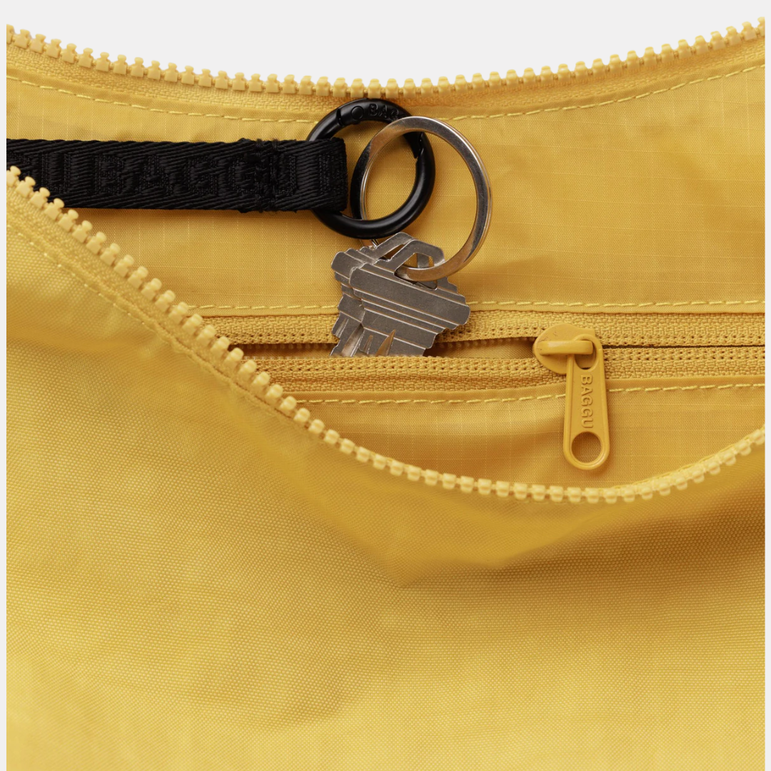 Sunflower Medium Nylon Crescent Bag