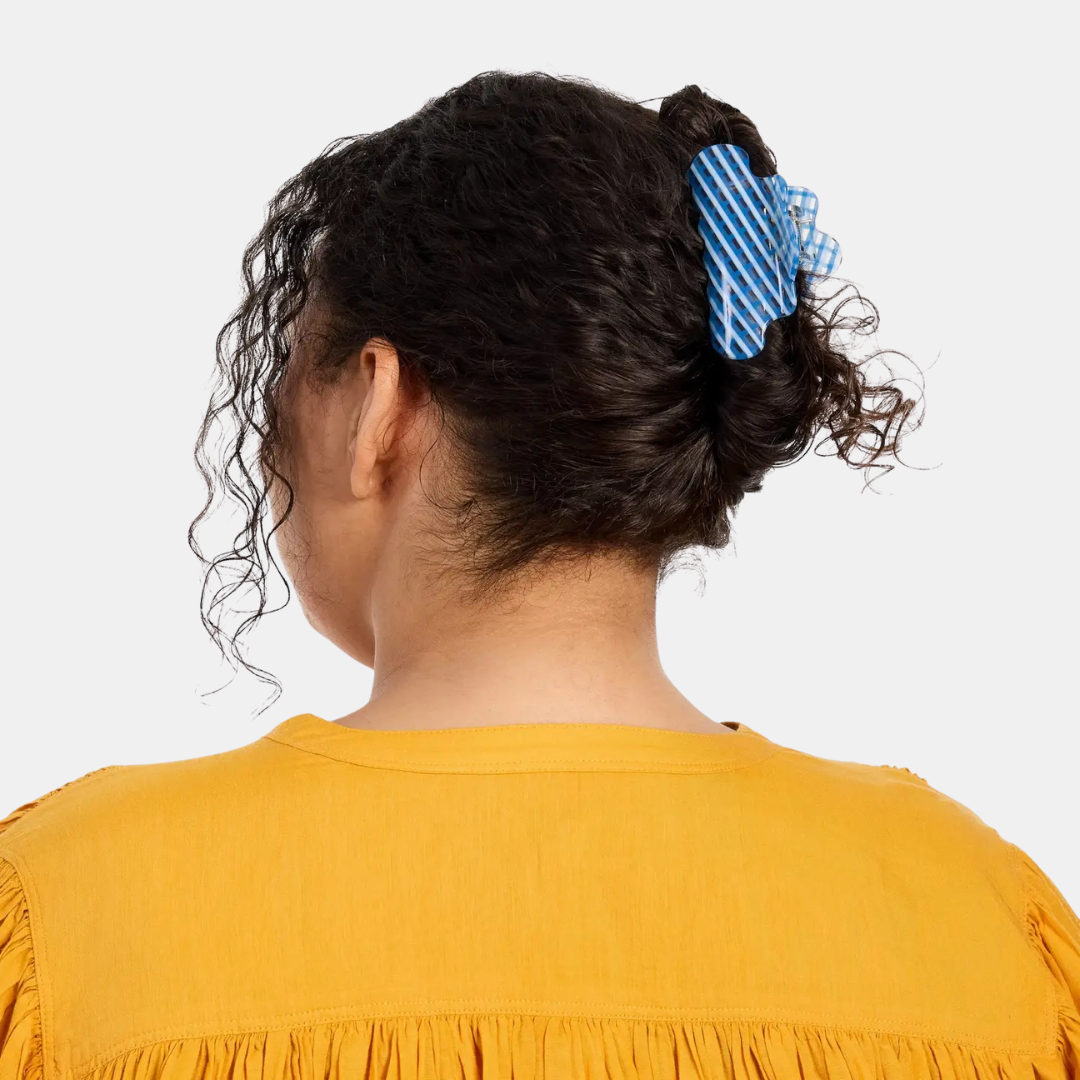 Blue Lattice Baby Nimbus Hair Claw