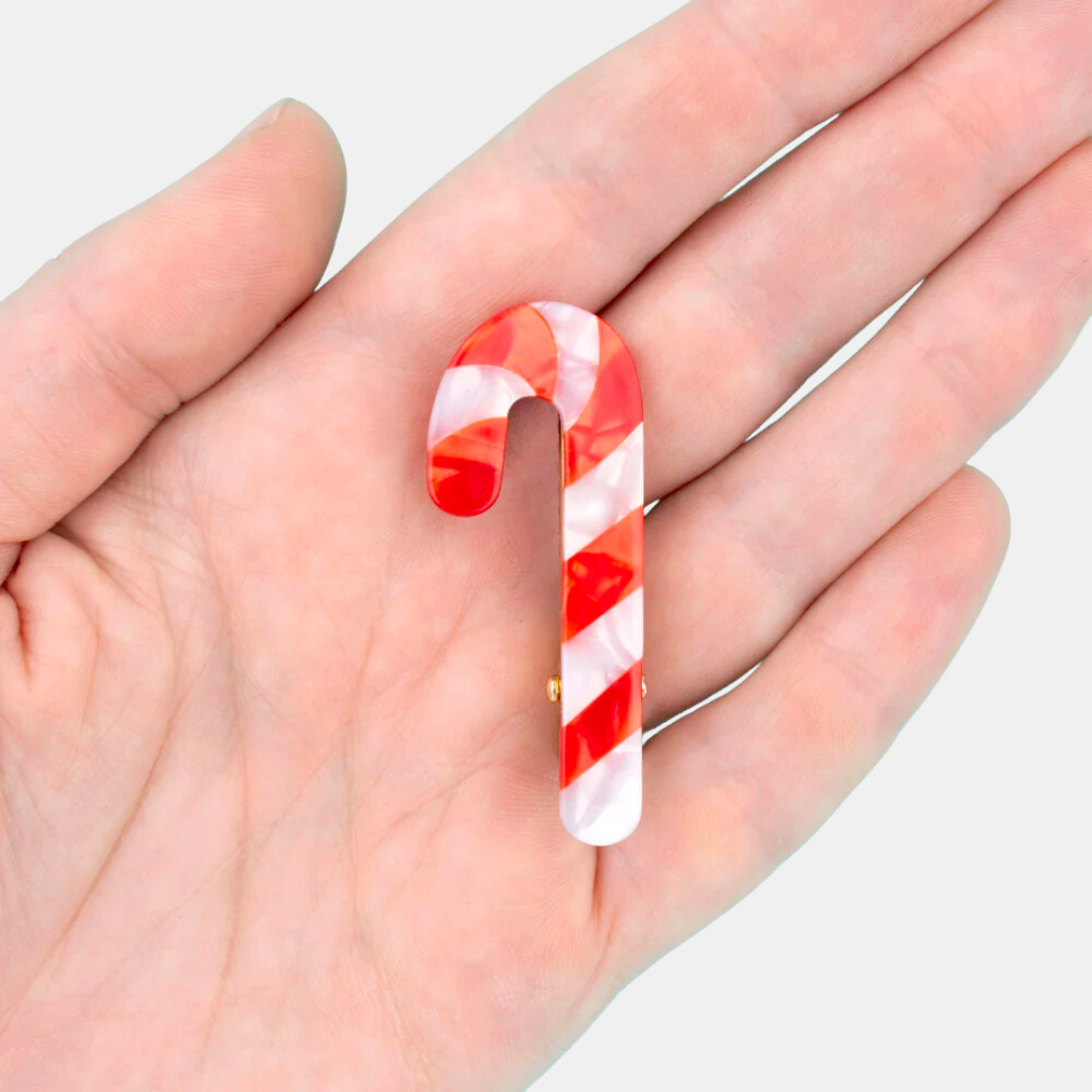 Candy Cane Hair Clip