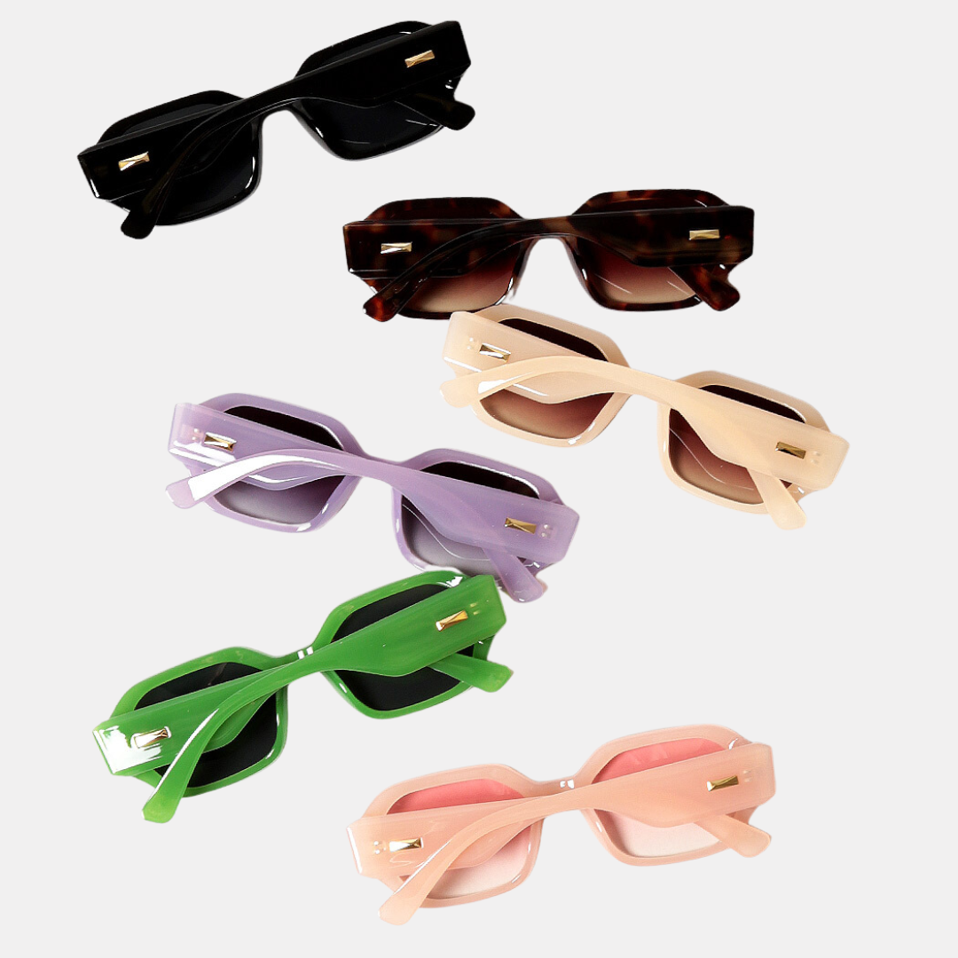 Hexagonal Frame Sunglasses