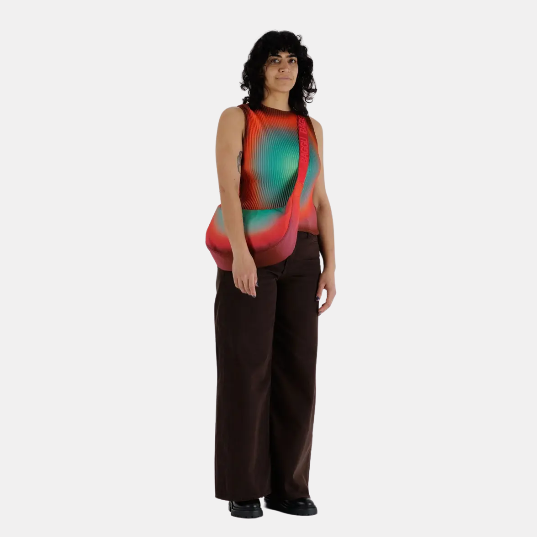Rain Medium Nylon Crescent Bag