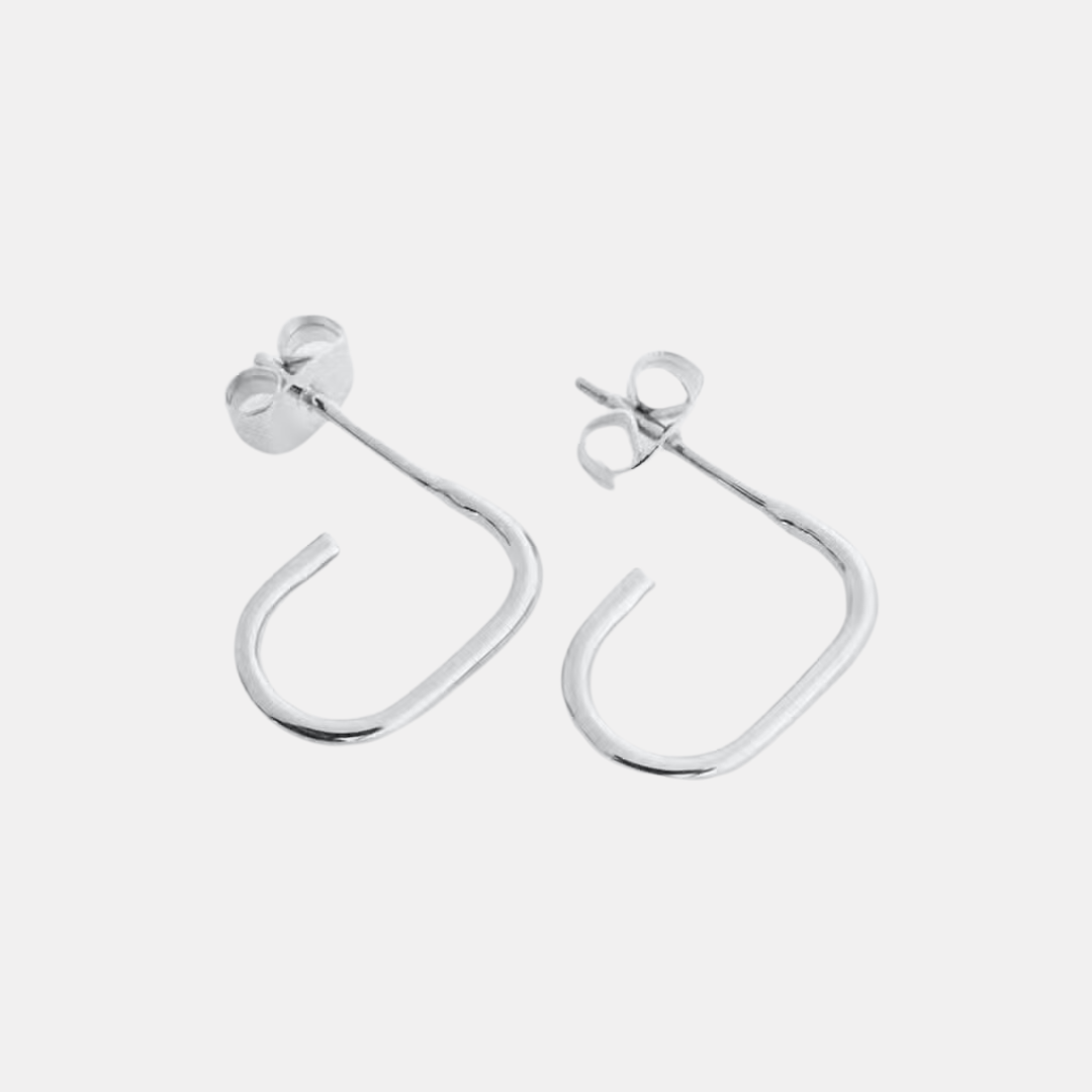 Paulette Oblong Hoops