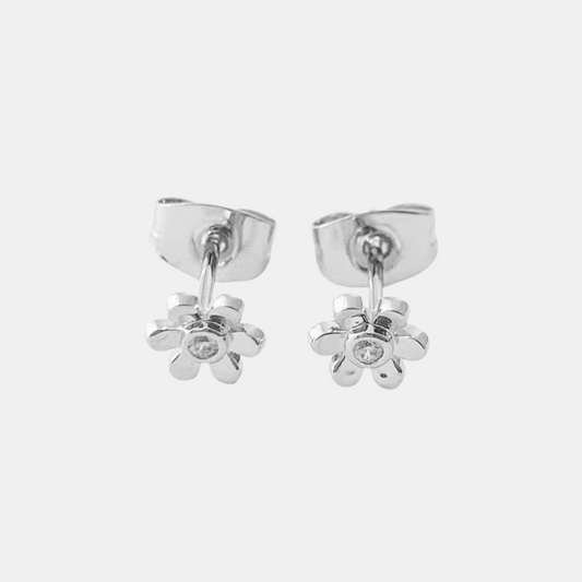 Silver Blossom Studs