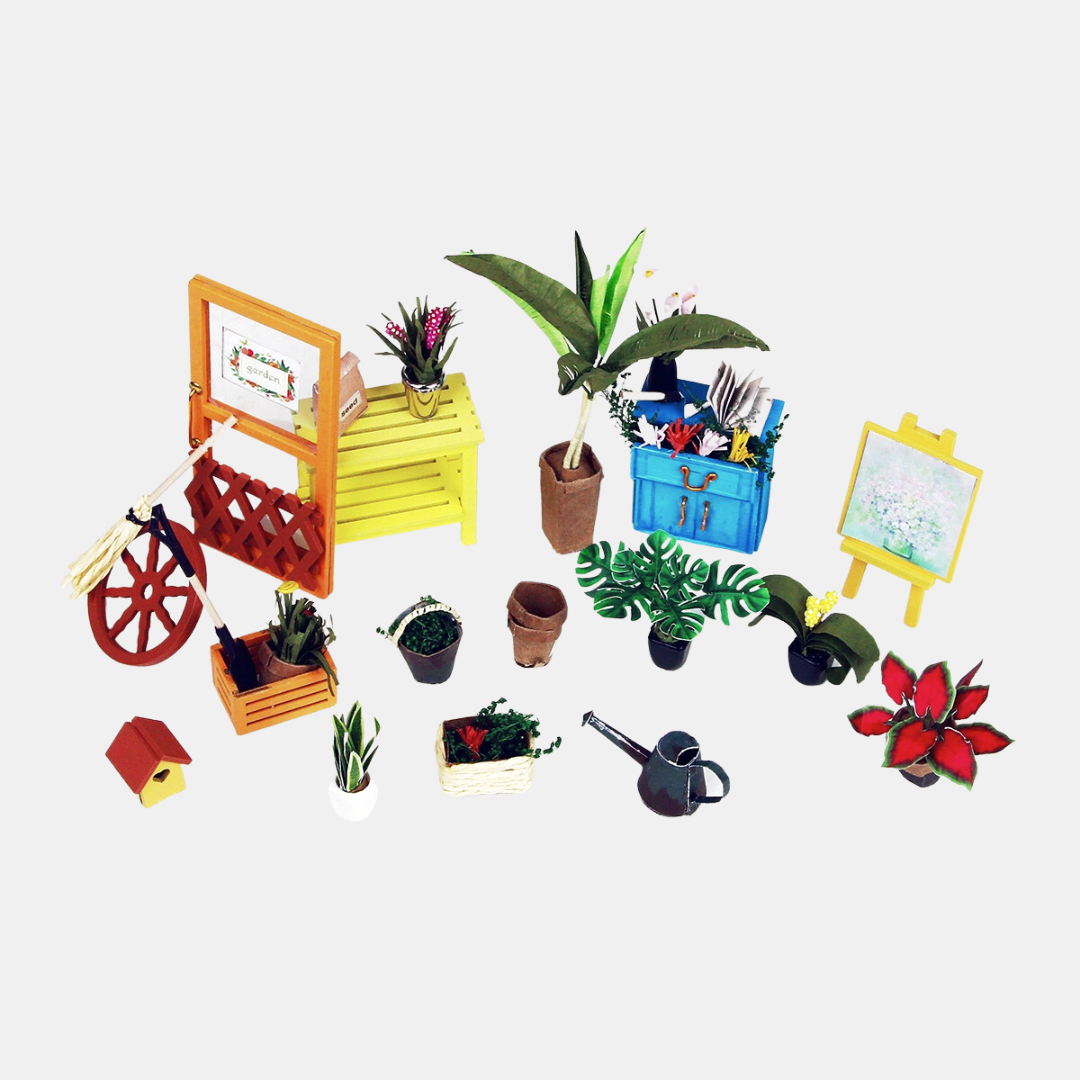 Cathy's Flower House DIY Miniature Kit