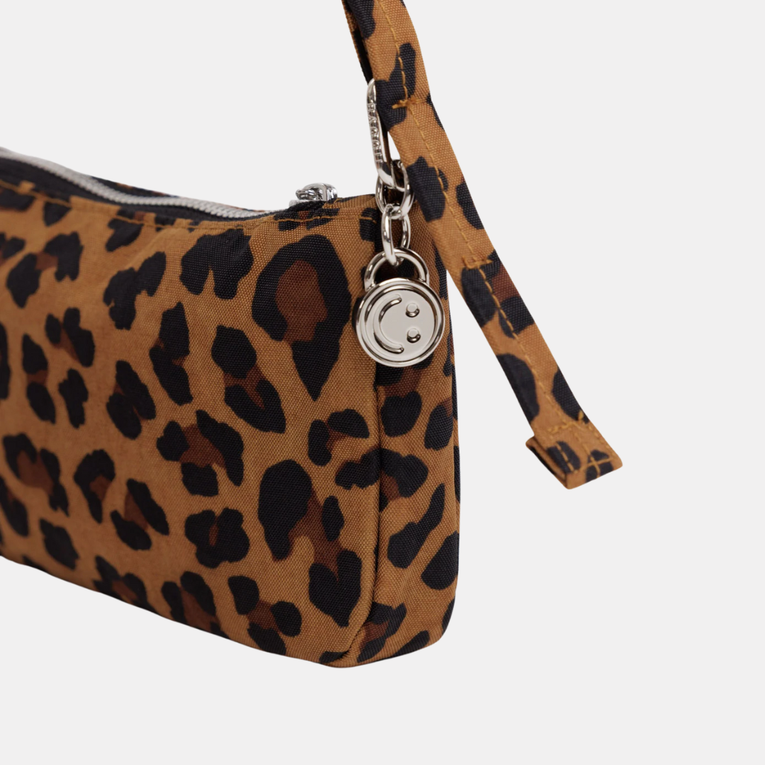 Leopard Nylon Pochette