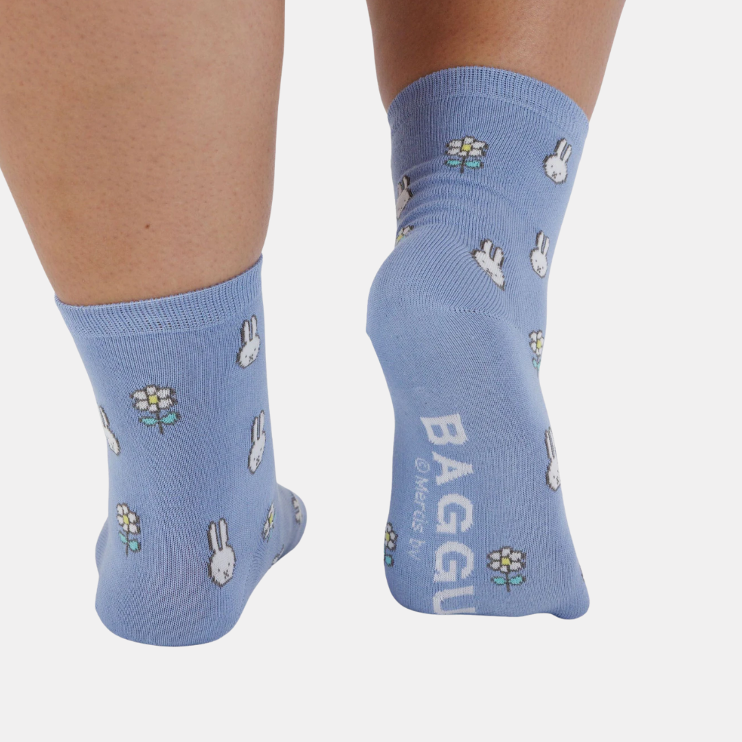 Blue Miffy Crew Socks