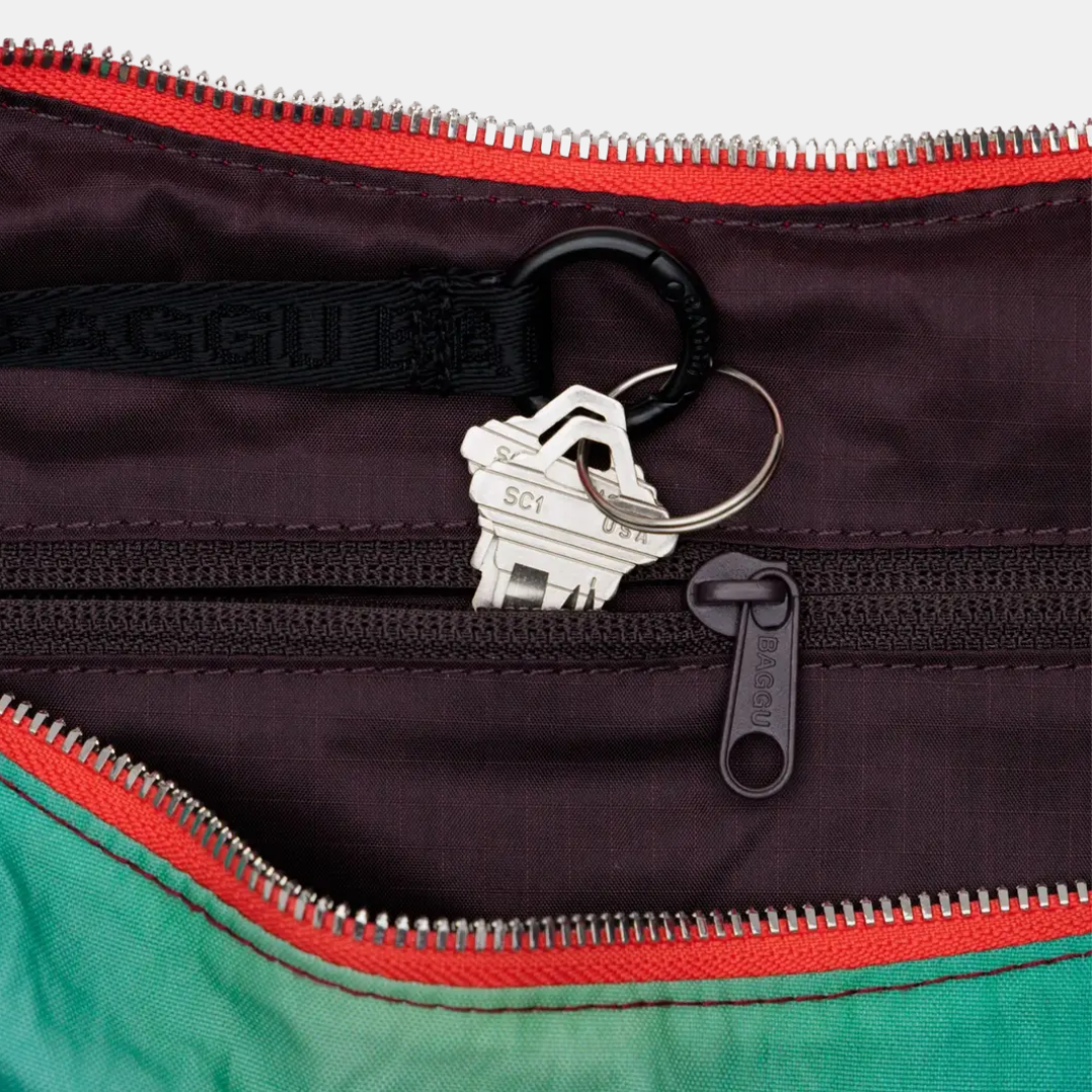 Rain Medium Nylon Crescent Bag