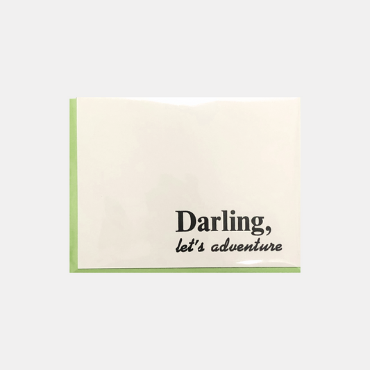 Darling, Let's Adventure Card