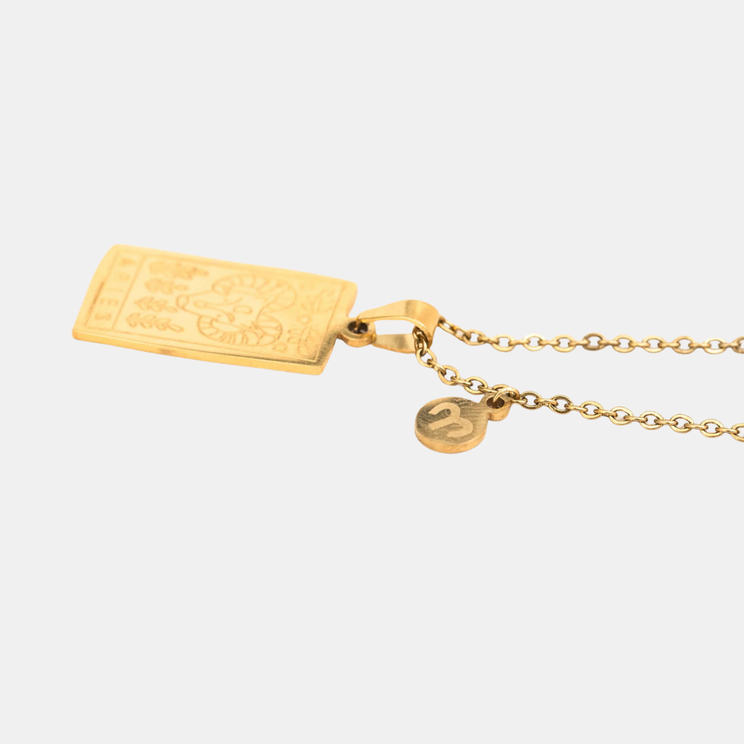 Zodiac Tile Necklace