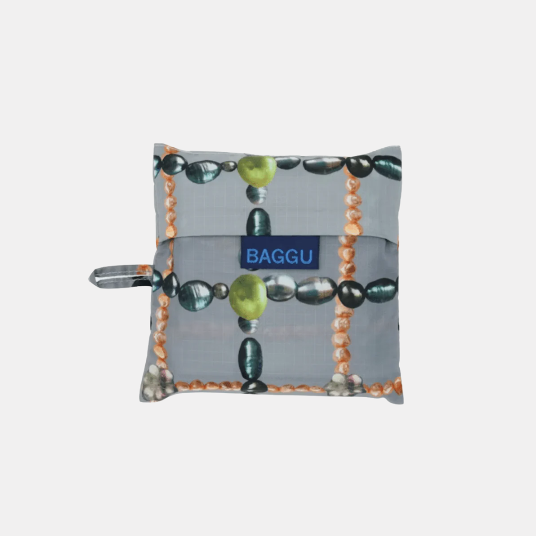Beaded Plaid Standard Baggu