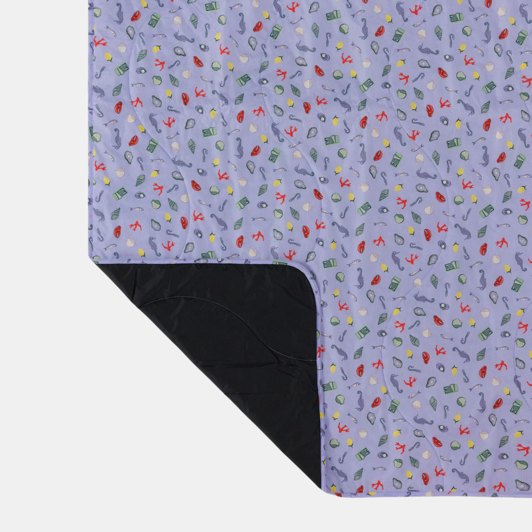 Sea Charms Puffy Picnic Blanket