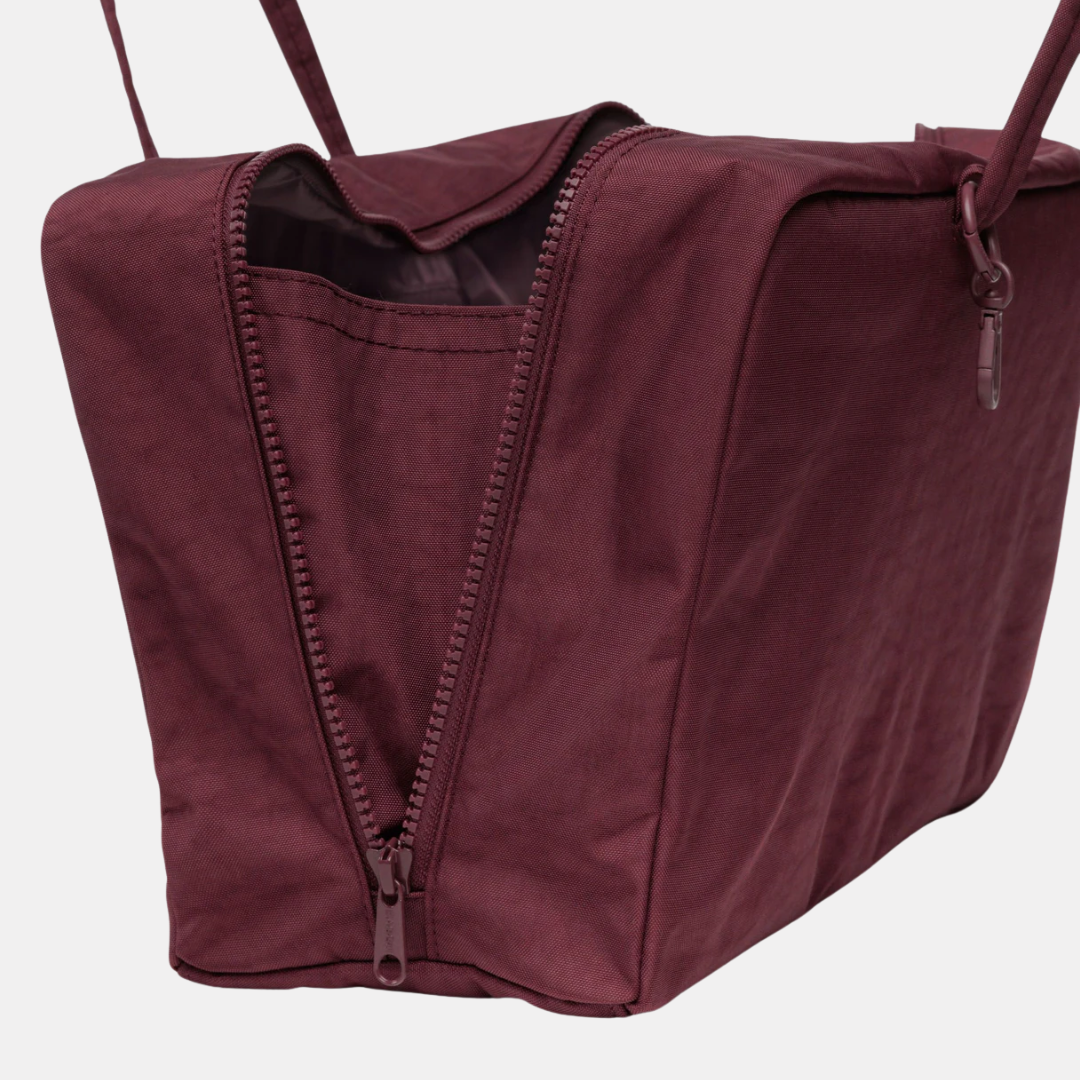 Mahogany Medium Nylon Bowler Bag