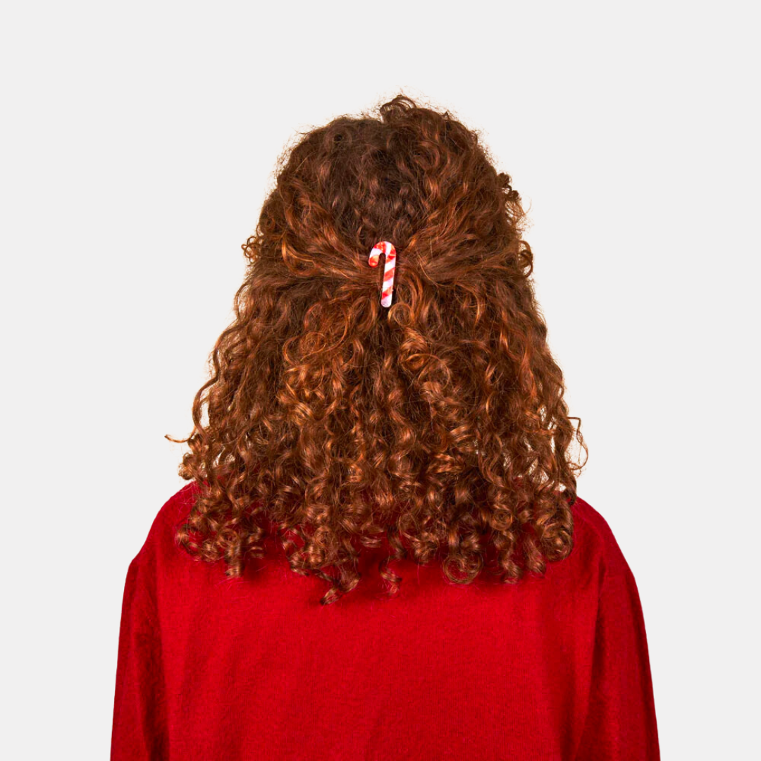 Candy Cane Hair Clip