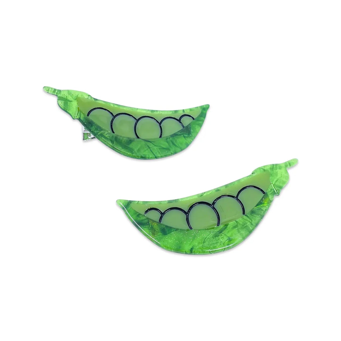 Pea Pod Hair Clip Set