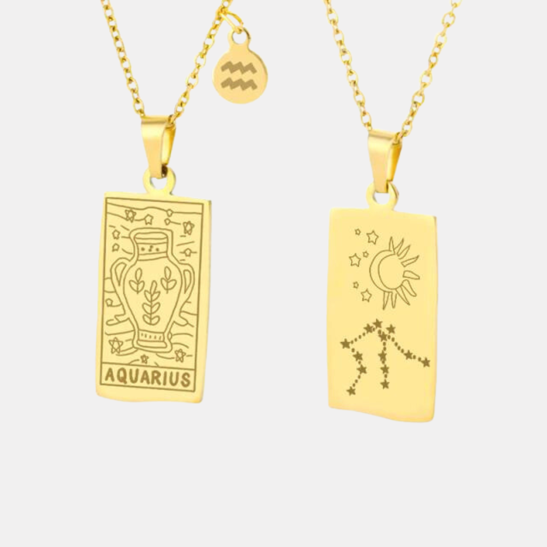 Zodiac Tile Necklace