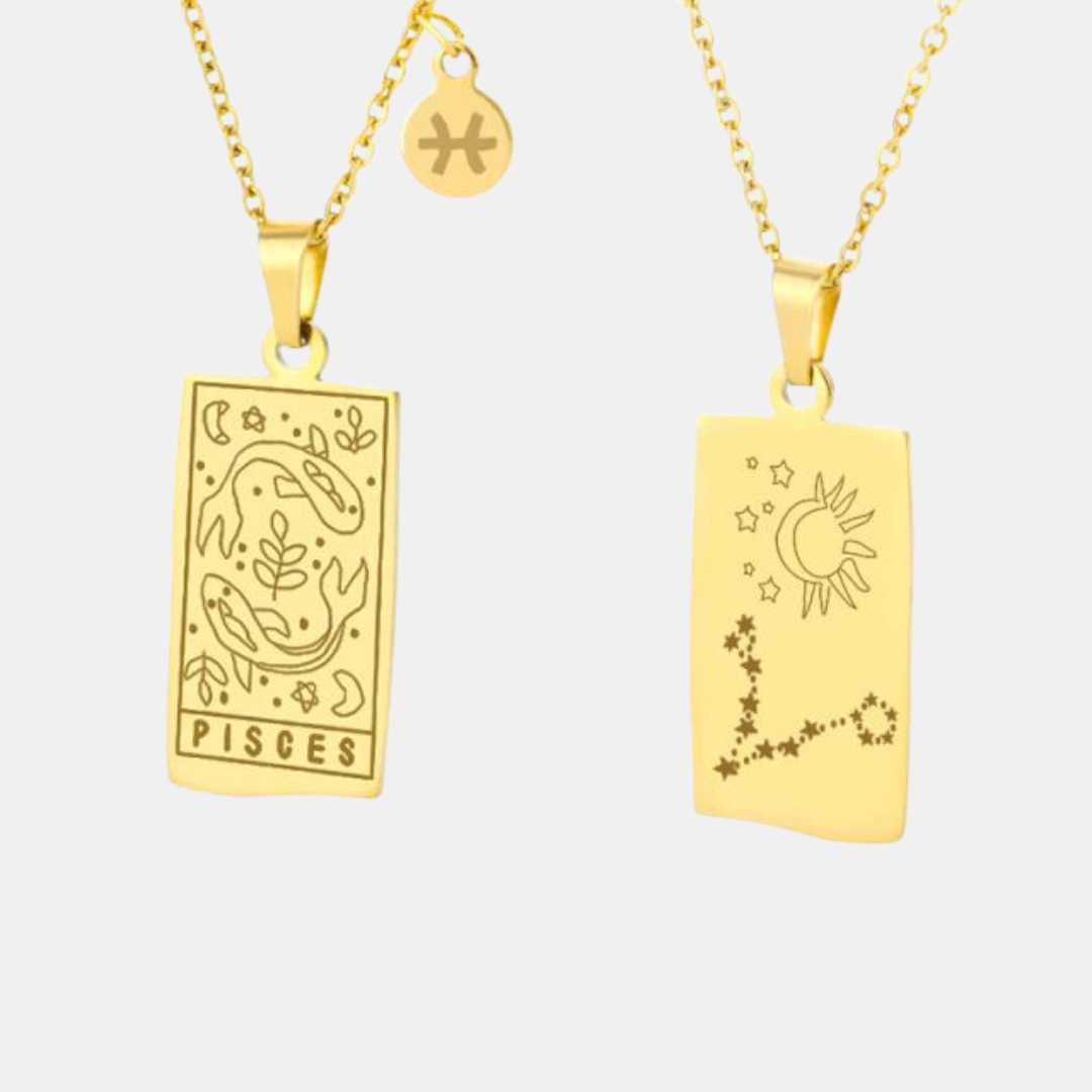 Zodiac Tile Necklace