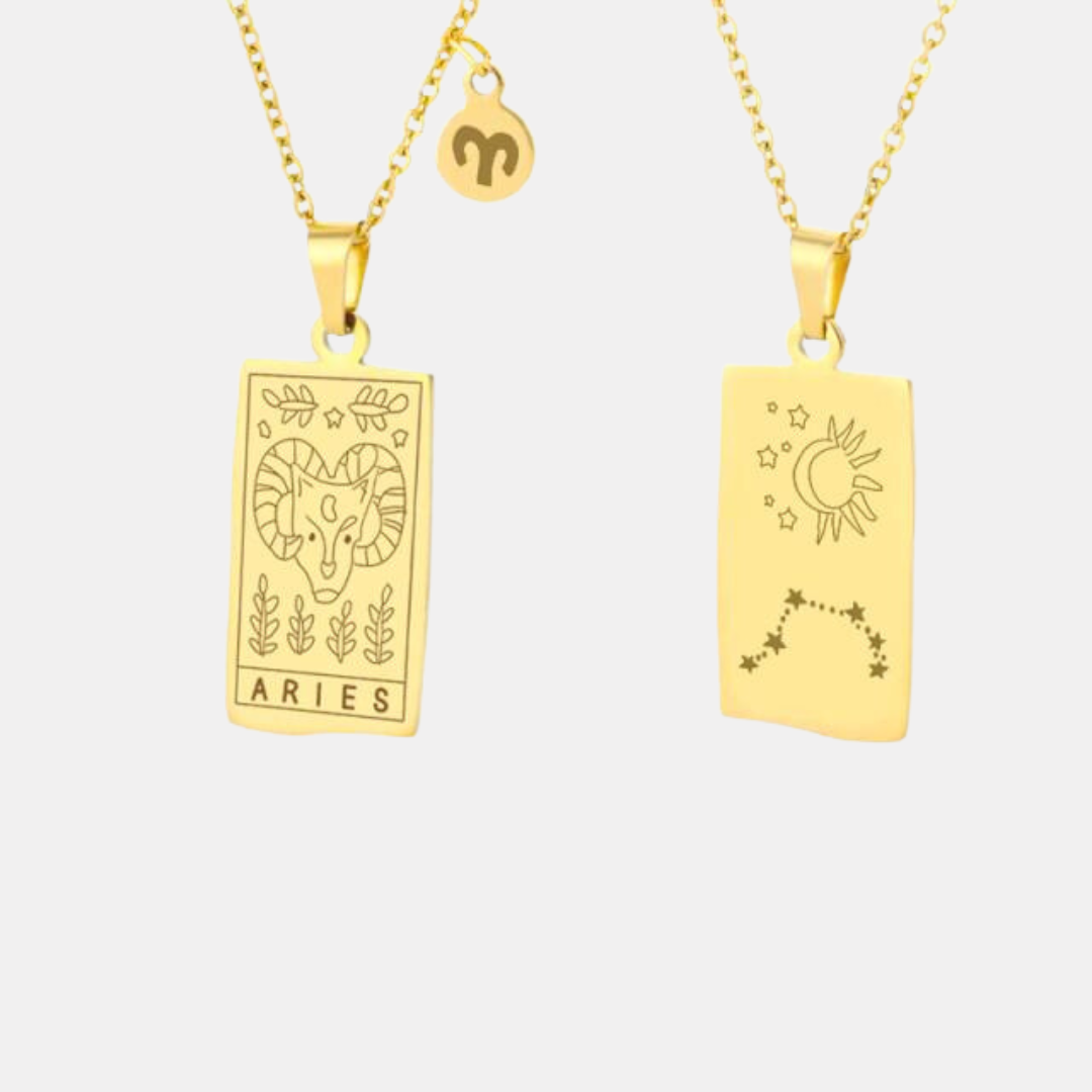 Zodiac Tile Necklace