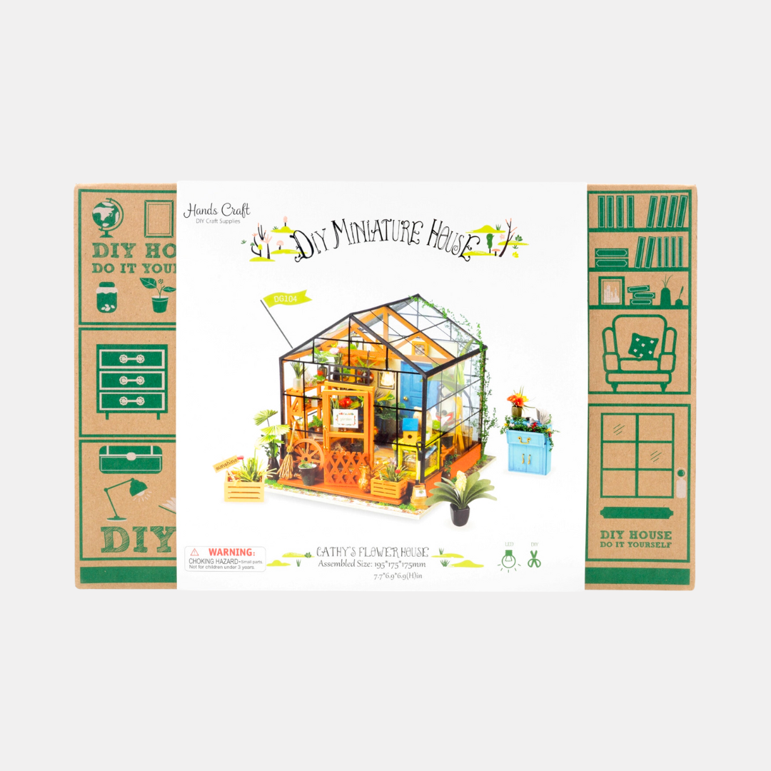 Cathy's Flower House DIY Miniature Kit