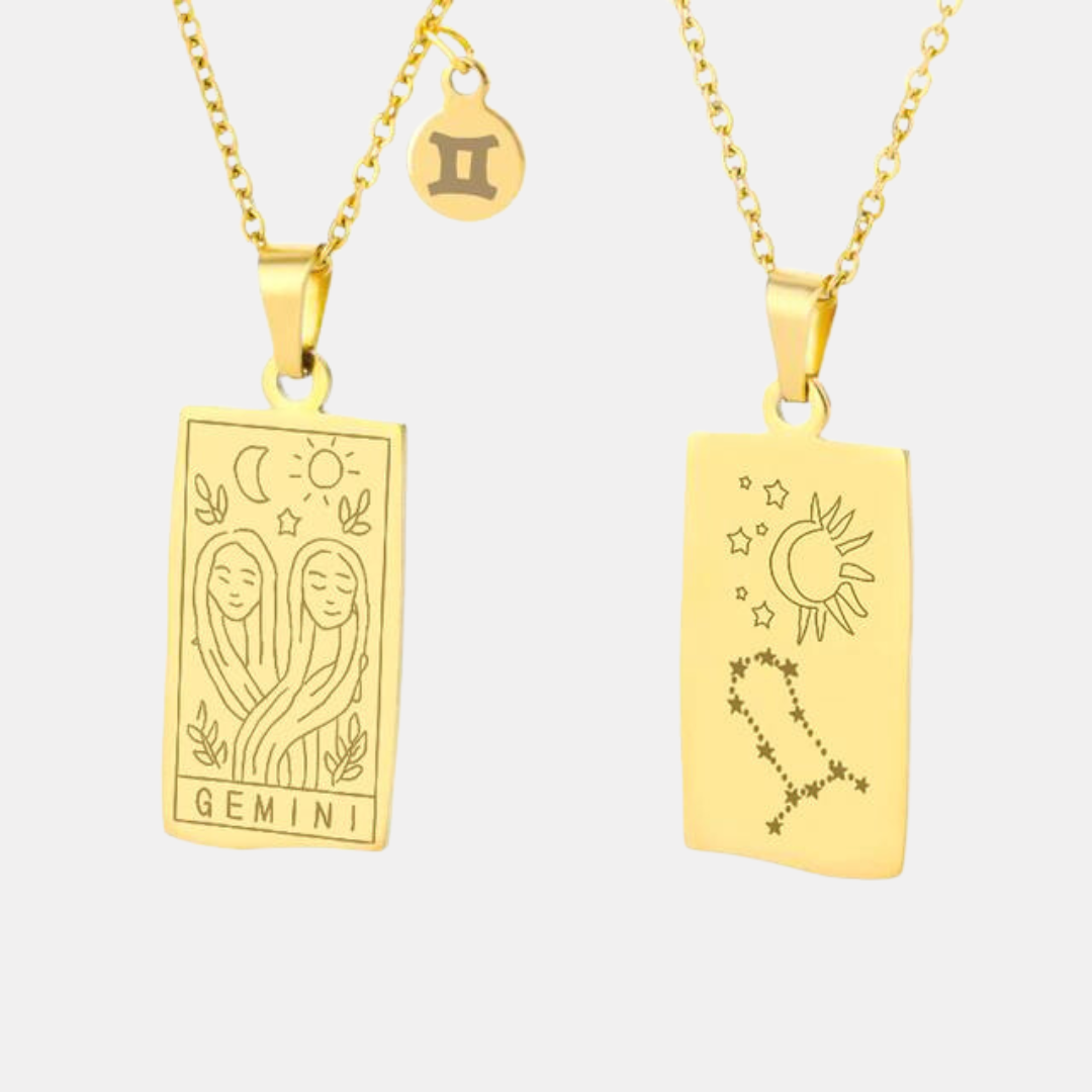 Zodiac Tile Necklace