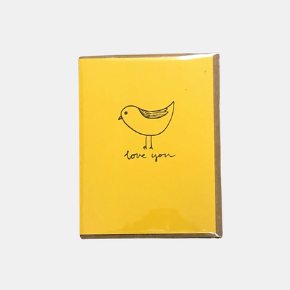 Love You Birdie Card