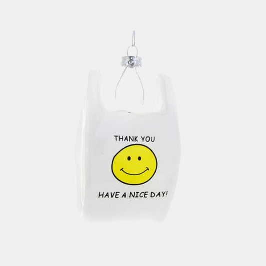 Thank You Shopping Bag Ornament