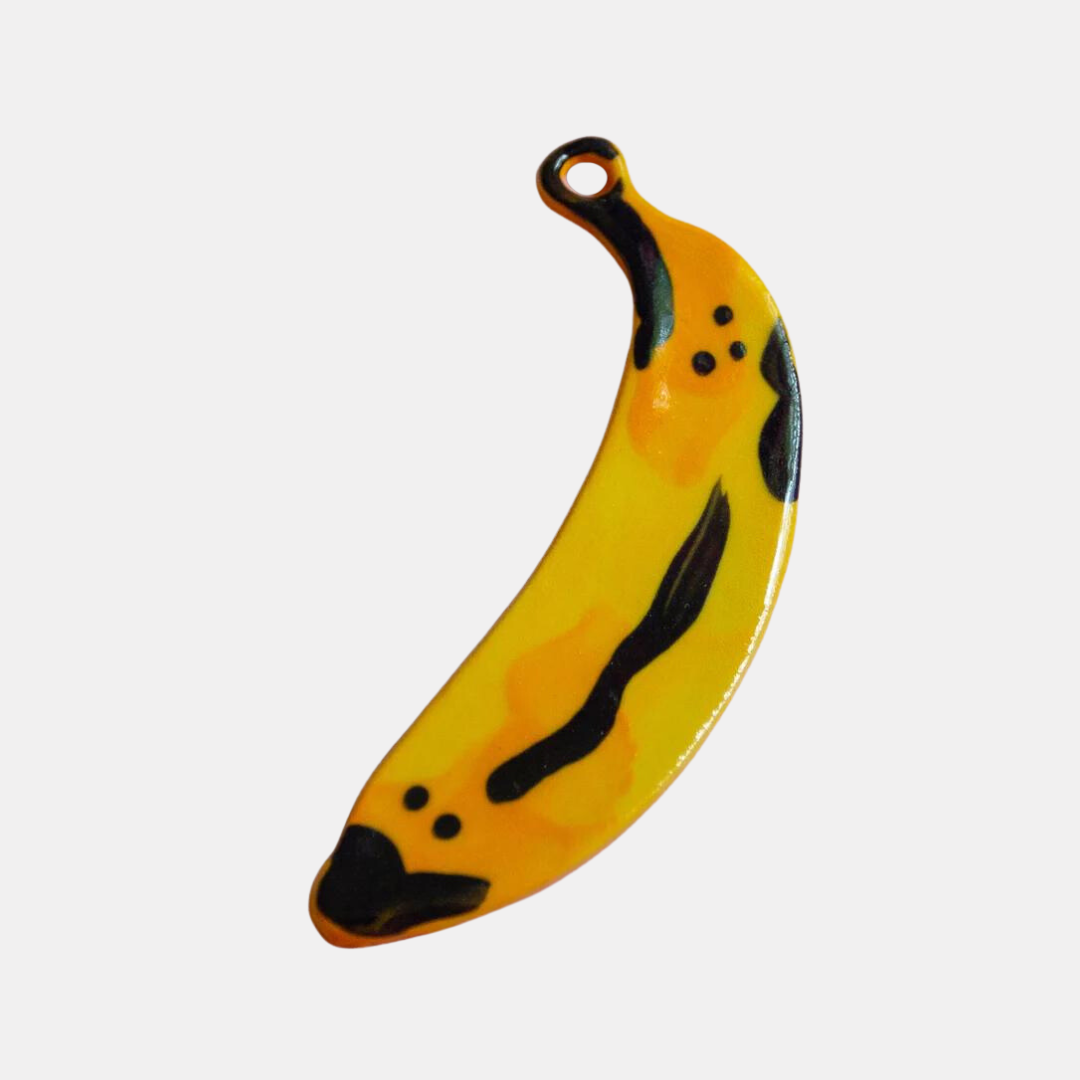 Ceramic Banana Ornament
